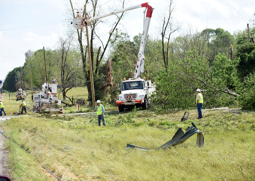 Tornado damages Eufaula